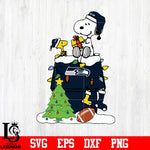 Snoopy merry christmas NFL Seattle Seahawks svg eps dxf png file