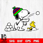 Snoopy Christmas svg eps dxf png file, Digital Download
