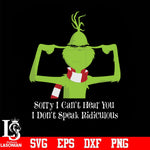 Sorry i can't hear you i don't speak ridicuious svg, png, dxf, eps digital file