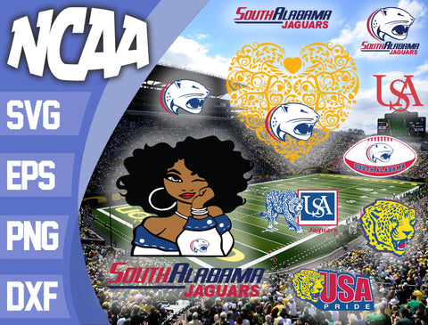 South Alabama Jaguars svg eps dxf png file