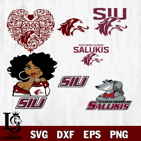 Southern Illinois Salukis svg eps dxf png file, bundle ncaa svg, ncaa svg
