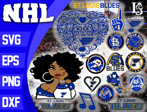Bundle NHL svg, bundle logo St. Louis Blues svg dxf eps png file