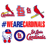 St, Louis Cardinals Baseball MLB Baseball Set Design SVG Files, Cricut, Silhouette Studio, Digital Cut Files, New Jersey