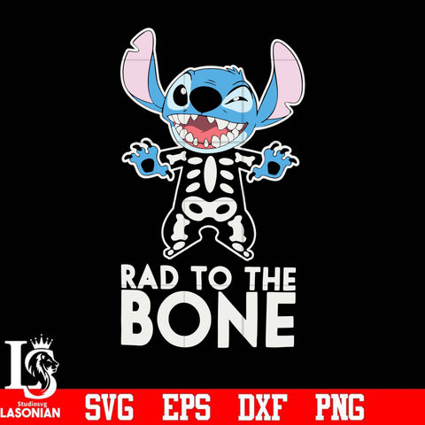 Stitch Skeleton svg, halloween svg, png, dxf, eps digital file