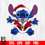 Stitch Christmas svg eps dxf png file