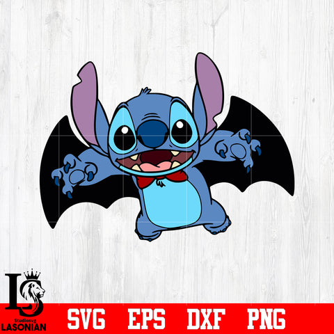 Stitch Halloween 2 svg eps dxf png file