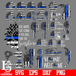 Sunflower Police bundle 3 svg eps dxf png file