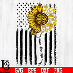 Sunflower You are my sunshine firefighter svg eps dxf png file