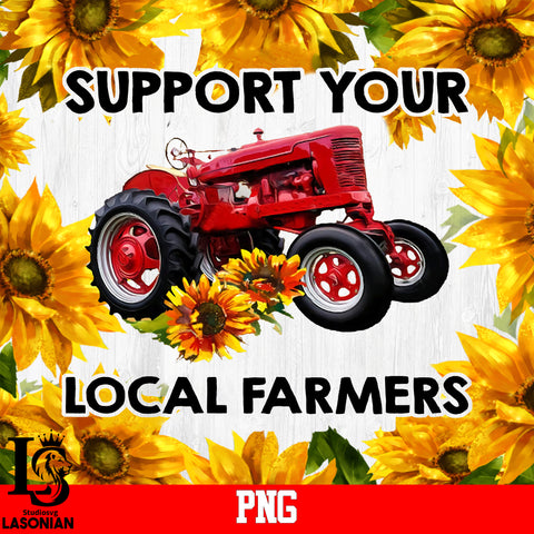 Support Your Local Farmers PNG file