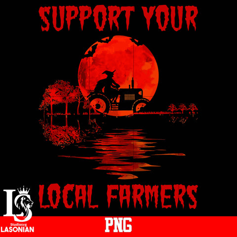 Support Your Local Farmers PNG file