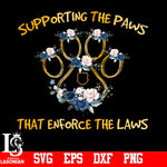 Supporting The Paws That Enforce The Laws flower PNG file