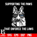 Supporting the paws that enforce the laws svg,eps,dxf,png file