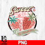 Sweet as strawberry  Png file