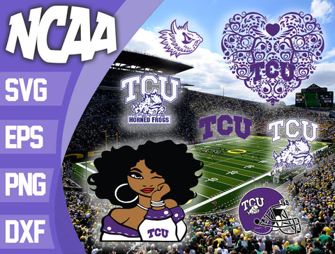 Bundle TCU Horned Frogs svg eps dxf png file