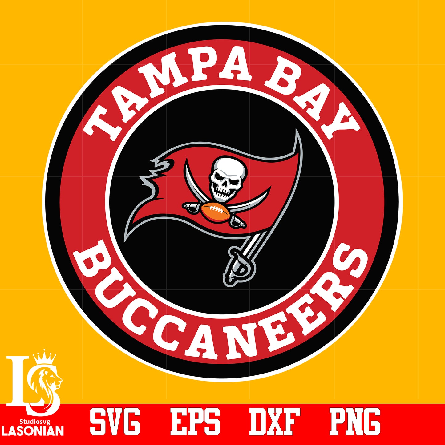 Tampa Bay Buccaneers circles svg,eps,dxf,png file