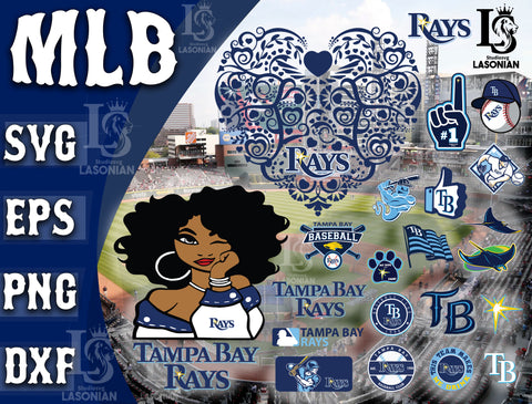 Tampa Bay Rays SVG Files, Cricut, Silhouette Studio, Digital Cut Files, New Jersey