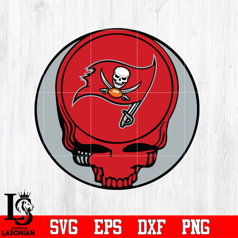 Tampa Bay Buccaneers Skull Ball Svg Dxf Eps Png file Svg Dxf Eps Png file