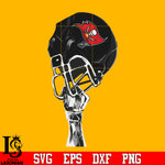 Tampa Bay Buccaneers hand helmet svg eps dxf png file