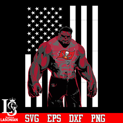 Tampa Bay Buccaneers hulk flag svg eps dxf png file
