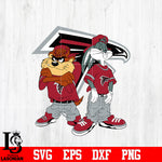 Taz and Bugs Kriss Kross Atlanta Falcons svg eps dxf png file