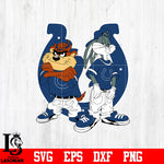 Taz and Bugs Kriss Kross Indianapolis Colts svg eps dxf png file