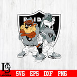 Taz and Bugs Kriss Kross Las Vegas Raiders svg eps dxf png file