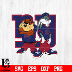 Taz and Bugs Kriss Kross New York Giants svg eps dxf png file