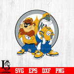 Taz and Bugs Kriss Kross Pittsburgh Steelers svg eps dxf png file