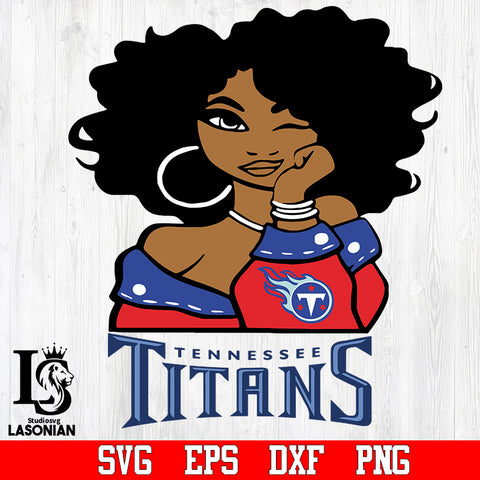 Tennessee Titans Girl svg,eps,dxf,png file