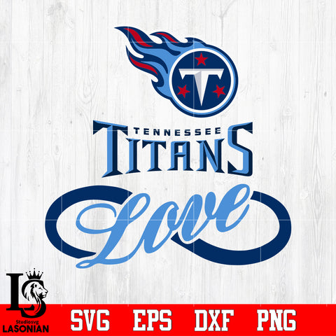 Tennessee Titans Love Svg Dxf Eps Png file