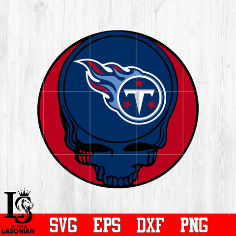 Tennessee Titans Skull Ball Svg Dxf Eps Png file Svg Dxf Eps Png file
