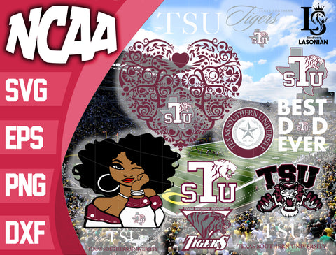 Texas Southern Tigers svg,bundle Texas Southern Tigers svg eps dxf png file, bundle ncaa svg, ncaa svg
