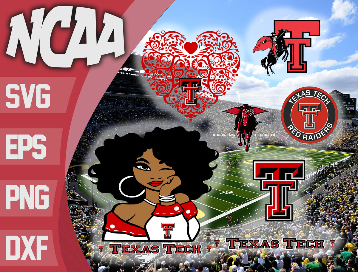 Bundle Texas Tech Red Raiders svg eps dxf png file , Bundle NCAA ...