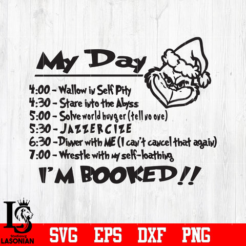 The Grinch My Day svg eps dxf png file