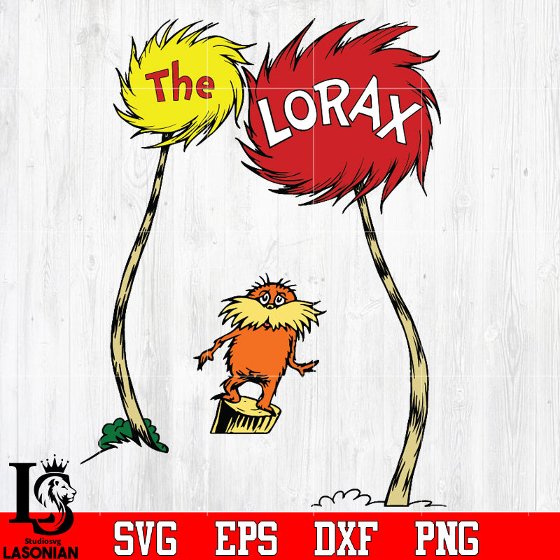 The lorax,tree Svg Dxf Eps Png file lasoniansvg