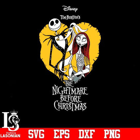 The nightmares before Christmas svg, png, dxf, eps digital file