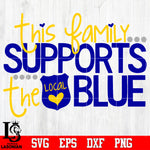 This family supports the local blue Svg Dxf Eps Png file