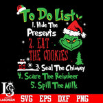 To do list hide the present svg, grinch svg, png, dxf, eps digital file