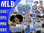 Bundle MLB svg, bundle Toronto Blue Jays  SVG Files, Cricut, Silhouette Studio, Digital Cut Files, New Jersey