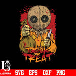 Trick or treat svg, halloween svg, png, dxf, eps digital file