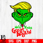 Trump Make Xmas Great Again svg eps dxf png file