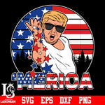Trump 'Merica salt bae Independence Day svg eps dxf png file