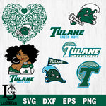 Bundle NCAA Tulane Green Wave svg eps dxf png file