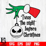 Twas the Night Before Christmas svg eps dxf png file