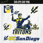 UC San Diego Tritons University SVG file, DXF file, EPS file, PNG file