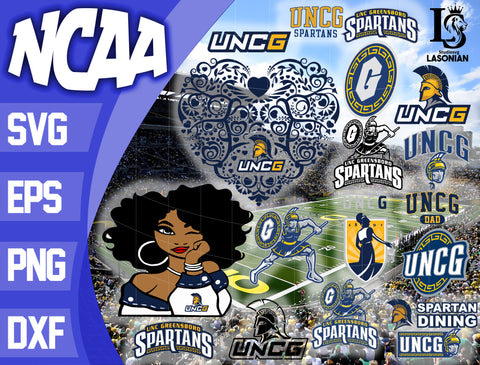 UNC Greensboro Spartans svg svg eps dxf png file, bundle ncaa svg, ncaa svg