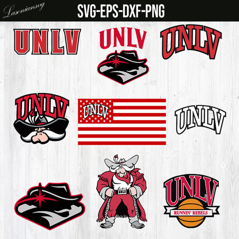 UNLV REBELS University of Nevada, Las Vegas SVG file, PNG file, DXF file, EPS file