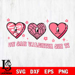 Un Febrero sinti valentines, bad bunny valentines svg , Un San Valentin Sin Ti svg svg eps dxf png file, digital download