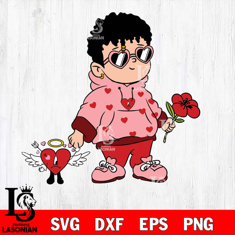 Un Febrero sinti valentines, Valentines Benito svg , Un San Valentin Sin Ti svg svg eps dxf png file, digital download