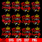 Bundle Queen are born in 1st svg dxf eps png file